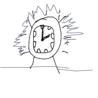 alarm clock ringing drawing by frajerkarel in Artbitrator