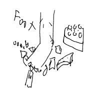 stepping on lego drawing by buoitonhatvn in Artbitrator