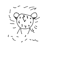 alarm clock ringing drawing by guest-7ict8csvm in Artbitrator