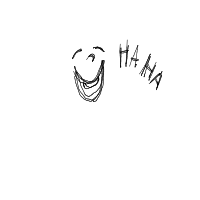 laughing drawing by codyyoungtattooer in Artbitrator
