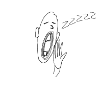 yawning drawing by codyyoungtattooer in Artbitrator