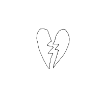 broken heart drawing by codyyoungtattooer in Artbitrator
