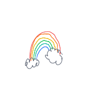 rainbow drawing by codyyoungtattooer in Artbitrator