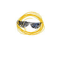 sun wearing sunglasses drawing by nobody in Artbitrator