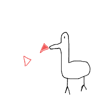 seagull stealing chips drawing by maya48444 in Artbitrator