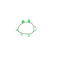 sea turtle drawing by maya48444 in Artbitrator