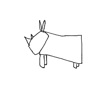 rhino drawing by maya48444 in Artbitrator