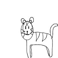 tiger drawing by maya48444 in Artbitrator