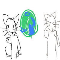 cats planning world domination drawing by vio_evil_alterego in Artbitrator