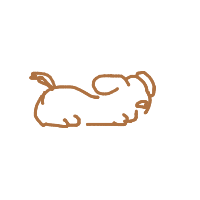 sleepy dog drawing by pumpkin in Artbitrator