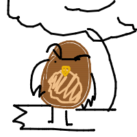 confused owl drawing by pumpkin in Artbitrator