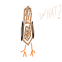 confused owl drawing by qwerw in Artbitrator