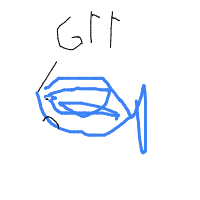 grumpy fish drawing by qwerw in Artbitrator