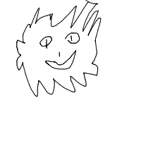 cloud with face drawing by ayazdahrsi in Artbitrator