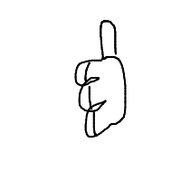 thumbs up drawing by devilman1258 in Artbitrator