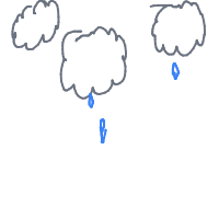 rain cloud drawing by devilman1258 in Artbitrator