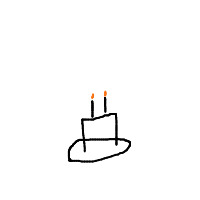 birthday cake drawing by devilman1258 in Artbitrator