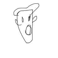 surprised face drawing by moshimoshi in Artbitrator