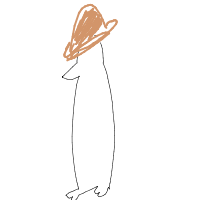 penguin with a hat drawing by shinchann in Artbitrator