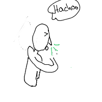 sneezing drawing by s_btw in Artbitrator