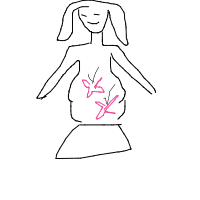 butterflies in stomach drawing by gabimino in Artbitrator