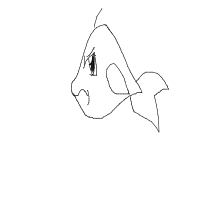 grumpy fish drawing by itzzmarie in Artbitrator
