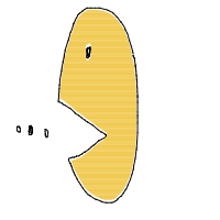 pac-man drawing by itzzmarie in Artbitrator