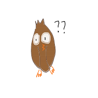 confused owl drawing by chainjs in Artbitrator