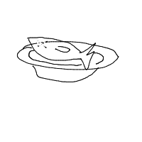 fish in bowl drawing by 0llrats in Artbitrator