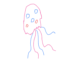 jellyfish drawing by julia in Artbitrator