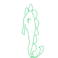 seahorse drawing by julia in Artbitrator