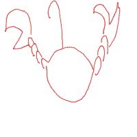 crab drawing by julia in Artbitrator