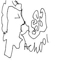 sneezing drawing by billieo in Artbitrator