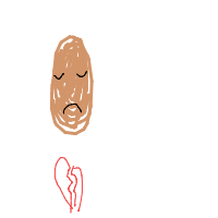 broken heart drawing by billieo in Artbitrator