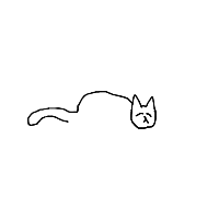 sleeping cat drawing by capncrunch in Artbitrator