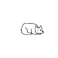 sleepy dog drawing by capncrunch in Artbitrator