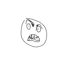 angry face drawing by grozza in Artbitrator