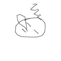 sleeping face drawing by hiro in Artbitrator