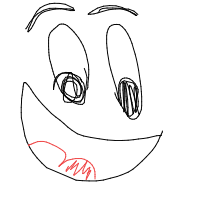 happy face drawing by jaurellxx in Artbitrator