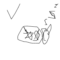 sleepy dog drawing by bobby in Artbitrator