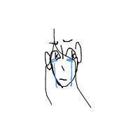 crying face drawing by guest-u94llghcp in Artbitrator