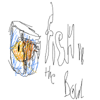 fish in bowl drawing by angelaziaa_official in Artbitrator