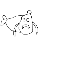 grumpy fish drawing by hsgtelijah in Artbitrator