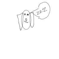 sleepy dog drawing by outro in Artbitrator
