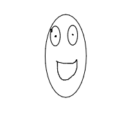 happy face drawing by outro in Artbitrator