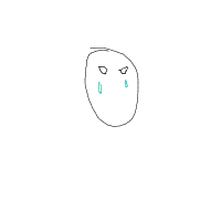crying drawing by outro in Artbitrator