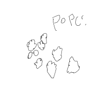 popcorn popping drawing by destiny in Artbitrator