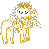 proud lion drawing by hsgtelijah in Artbitrator