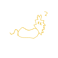 sleeping lion drawing by pineapple in Artbitrator
