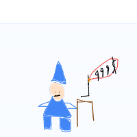 wizard at tech startup drawing by jurgen_coller56 in Artbitrator